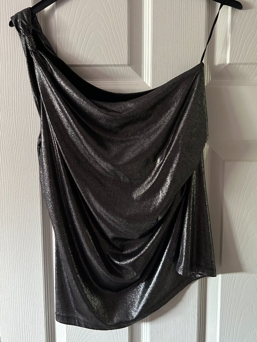 Cache one-shoulder festive top